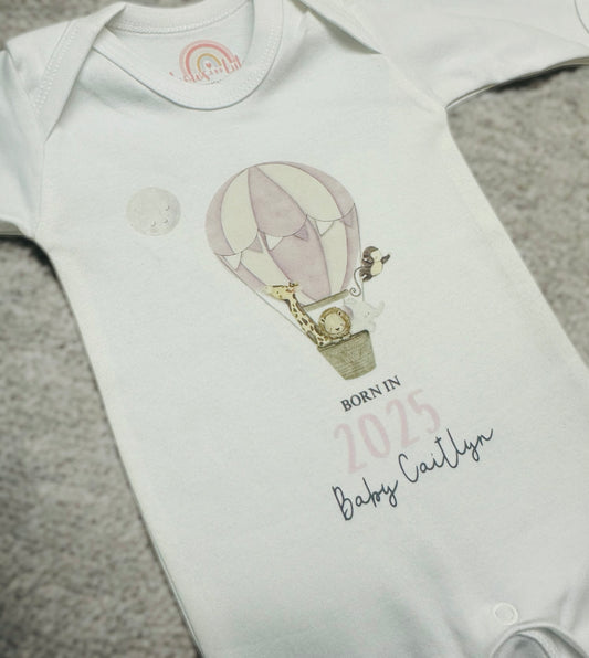 Personalised ‘To the Moon’ Sleep suit🌙