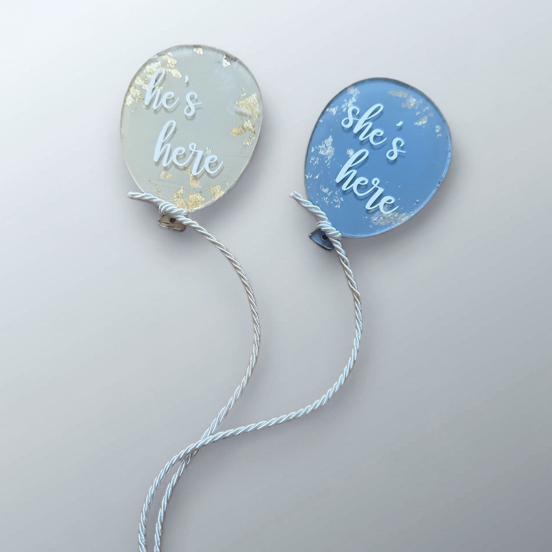 Large Baby Announcement balloon