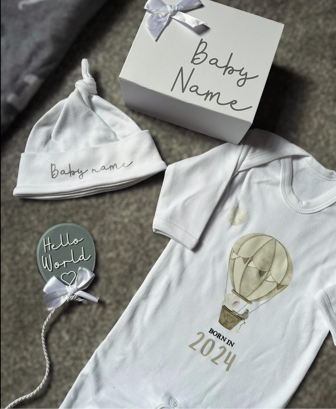 Personalised Baby Gift Set Newborn